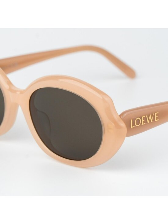Loewe Women Sunglasses Nude Pink Brown Oval LW40147F 72E NEW AUTHENTIC main image 7